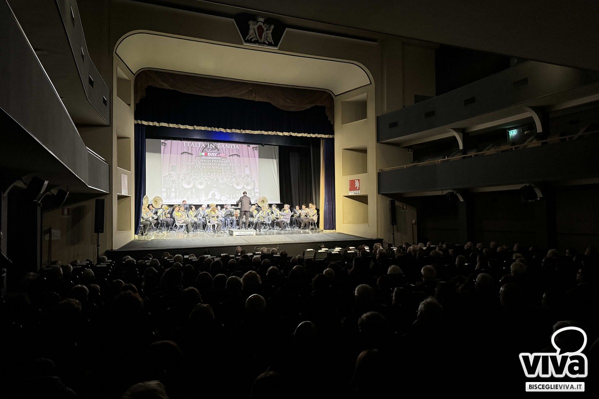 Banda di Bisceglie al teatro Politeama