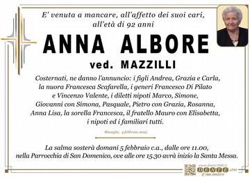 Albore Anna Croce Papale