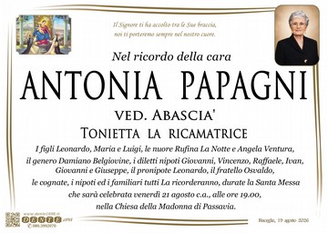 antonia papagni Mad di Pompei