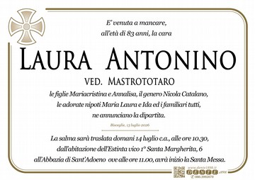 Antonino Laura Croce tonda
