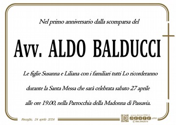Balducci Aldo Croce semplice