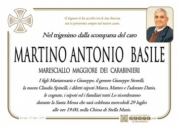 Basile Martino Antonio Croce nel tondo