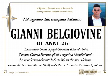 Belgiovine Gianni Croce Papale