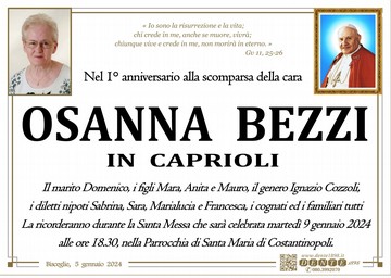 Bezzi Osanna Papa Giovanni XXIII