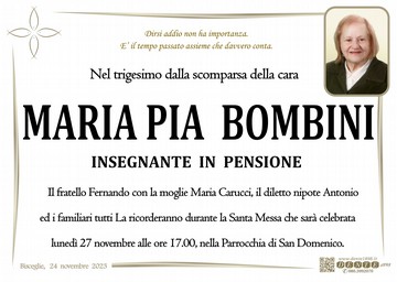 Bombini Maria Pia Croce Pesci