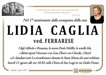 Caglia Lidia Tre Santi