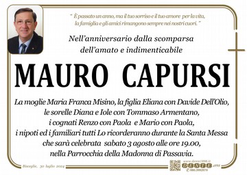 Capursi Mauro Croce semplice