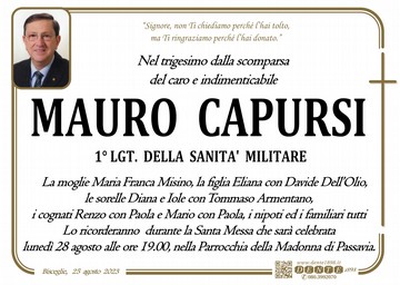 Capursi Mauro Croce semplice