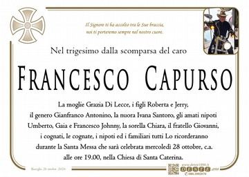 capurso francesco Croce nel tondo