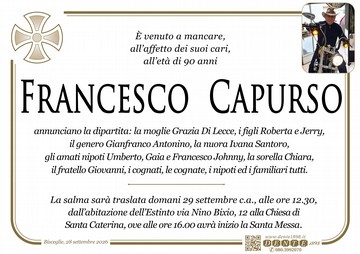 Capurso Francesco Croce semplice Abitazione Chiesa Santa Caterina