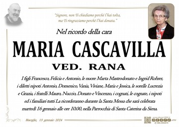 Cascavilla Maria Padre Pio nuovo