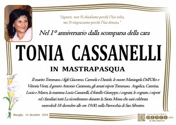 Cassanelli Antonia Calle