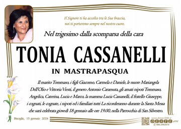 Cassanelli Antonia Calle