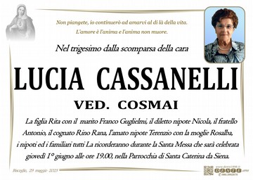 Cassanelli Lucia Madonna Cuore