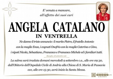 Catalano ANgela Croce tonda da obitorio andria