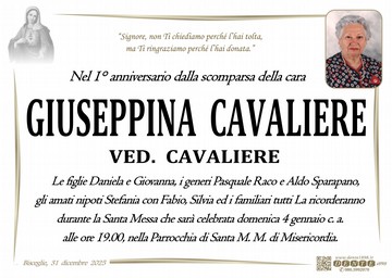 Cavaliere Giuseppina Madonna Cuore