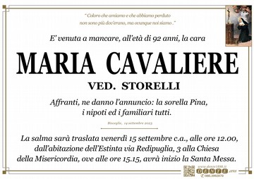 Cavaliere Maria Santa Rita