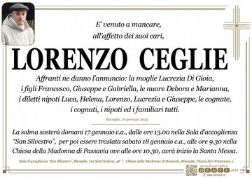 Ceglie Lorenzo fuori paese Croce