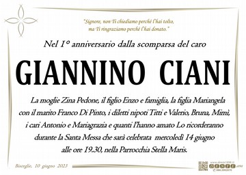 Ciani Giannino Croce Pesci