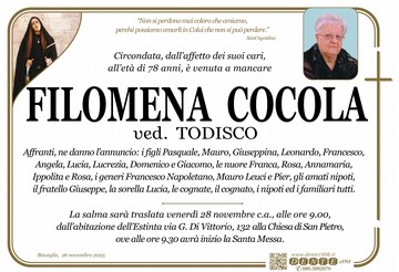 Cocola Filomena Addolorata Abitazione