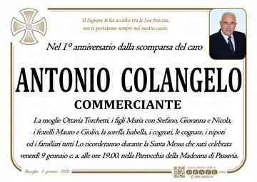 Colangelo Antonio Croce nel tondo