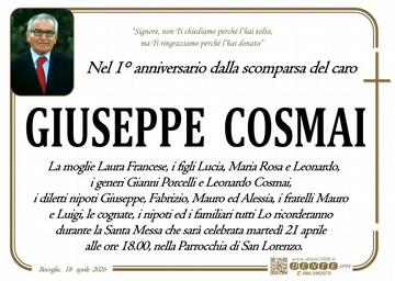 Cosmai Giuseppe Croce semplice
