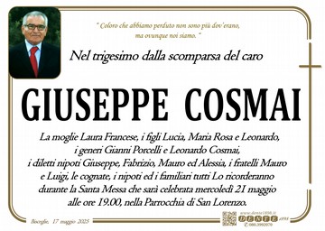 Cosmai Giuseppe Croce semplice