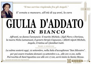 DAddato Giulia croce Grande frase sosta san silvestro