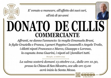De Cillis Donato croce tonda