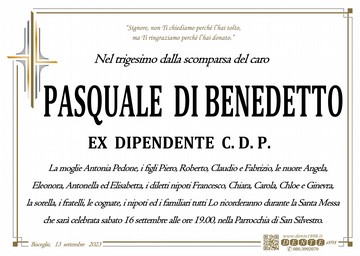 Di Benedetto Pasquale Croce Papale