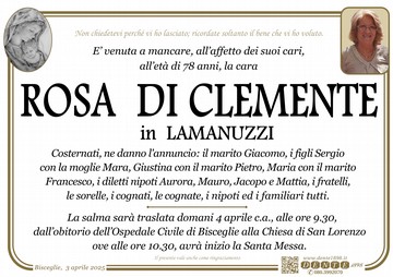 Di Clemente Rosa Madonna nel tondo