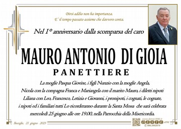 Di Gioia Mauro Antonio Croce Papale