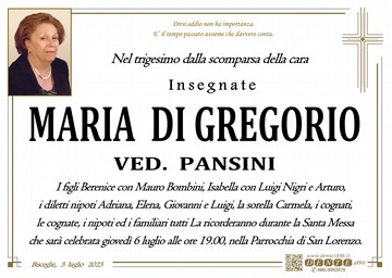 Di Gregorio Maria Croce Grande