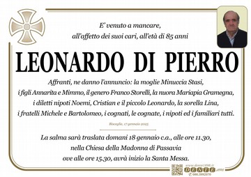 Di Pierro Leonardo croce tonda