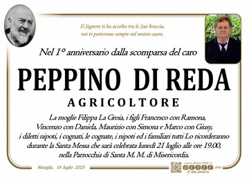 Di Reda Peppino Padre Pio nel tondo