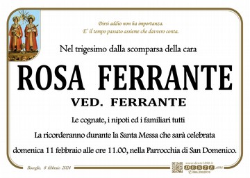 Ferrante Rosa Santi Medici