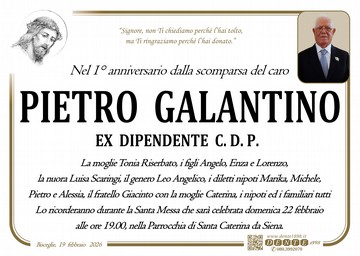 Galantino Pietro Cristo puntini