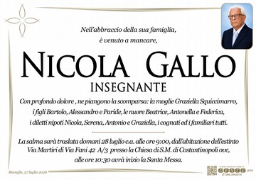 Gallo Nicola Croce Pesci