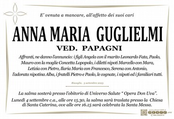 Guglielmi Anna Maria pesce