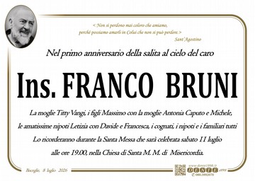 Ins Bruni Franco Padre Pio nel tondo