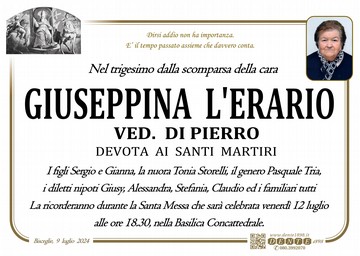 LErario Giuseppina Tre Santi