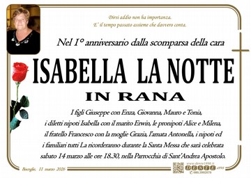 La Notte Isabella La Rosa