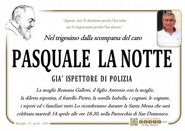 la Notte Pasquale Padre Pio matita
