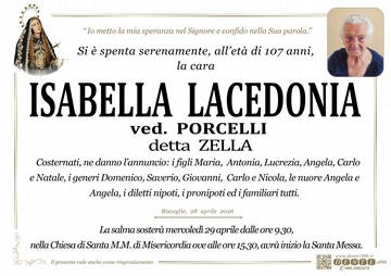Lacedonia Isabella Mad Addolorata nuova