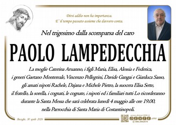 Lampedecchia Paolo Cristo puntini