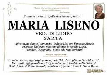 Liseno Maria Croce pesci San SIlvestro