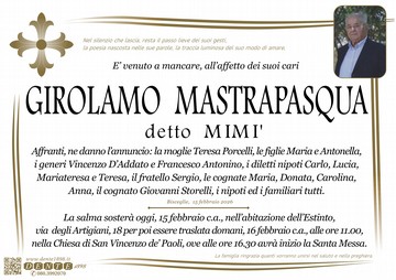 Mastrapasqua Girolamo Croce Firenze
