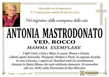 mastrodonato Antonia Croce Grande