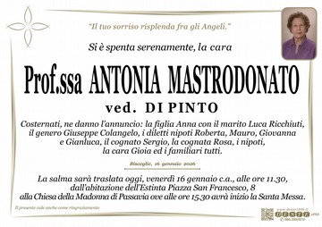 Mastrodonato Antonia Spostamento dallabitazione Croce pesci