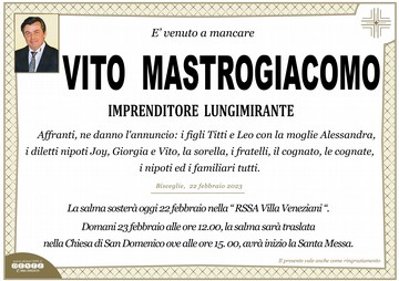 Mastrogiacomo Vito con sosta Villa Veneziani croce semplice new